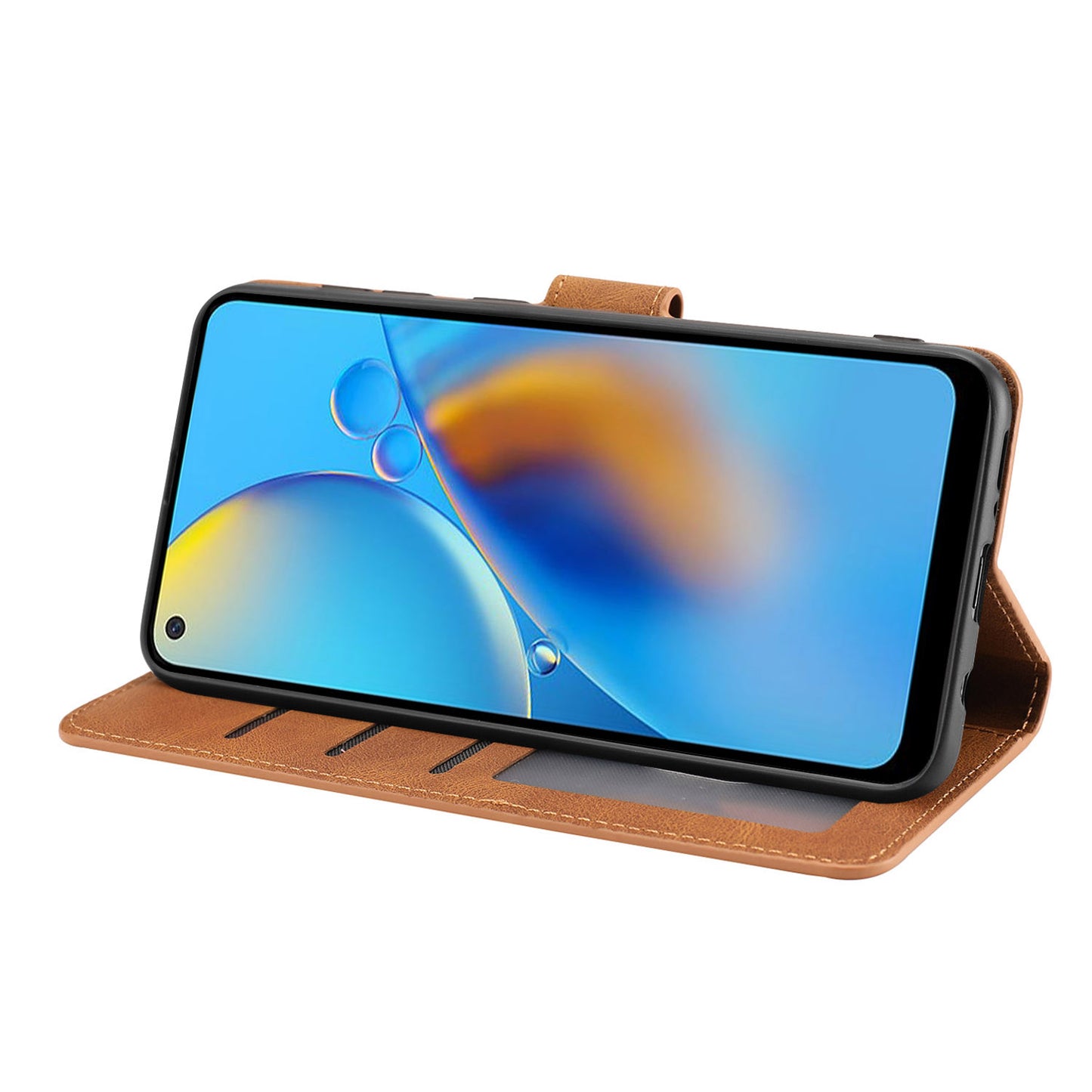 For Oppo A54 4G / A54s / A55 / A55 5G / A55s 5G / A16 / A16s / A53s 5G / A56 5G Phone Case PU Leather Wallet Stand Cover