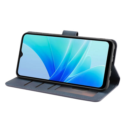 Leather Phone Case for Oppo A57 (2022) 5G / A77 5G / A97 5G / Realme Q5i / V23 5G / Narzo 50 5G / OnePlus Nord N300 5G , Wallet Stand Flip Cover