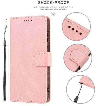 For Oppo A1 Pro 5G / Reno8 T 5G PU Leather Wallet Case Stand Flip Phone Cover with Strap
