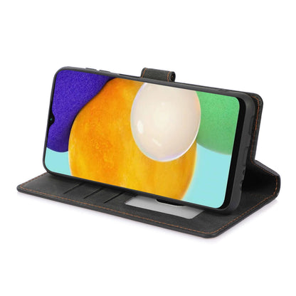 For Samsung Galaxy M14 5G Protective PU Leather Stand Phone Case Wallet Flip Cover with Strap