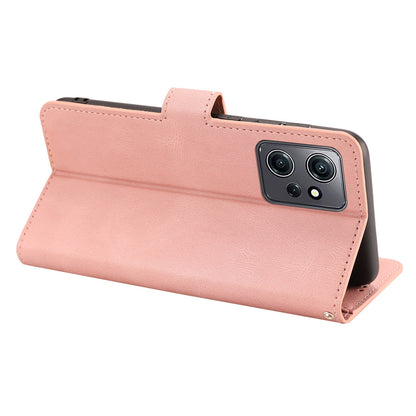 For Xiaomi Redmi Note 12 4G PU Leather Folio Flip Cover Magnetic Closure Wallet Stand Phone Case