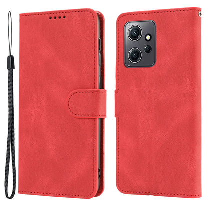 For Xiaomi Redmi Note 12 4G PU Leather Folio Flip Cover Magnetic Closure Wallet Stand Phone Case