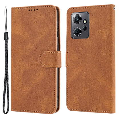 For Xiaomi Redmi Note 12 4G PU Leather Folio Flip Cover Magnetic Closure Wallet Stand Phone Case