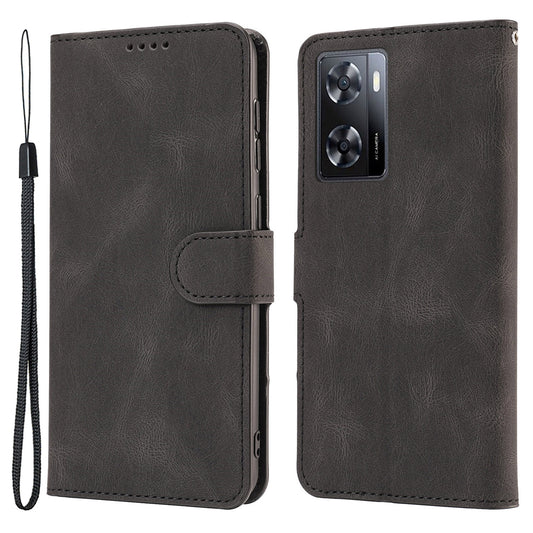 PU Leather Case for Oppo A57 4G / A77 4G / A57s 4G / A57e 4G / A77s 4G / OnePlus Nord N20 SE 4G , Wallet Stand Flip Phone Cover