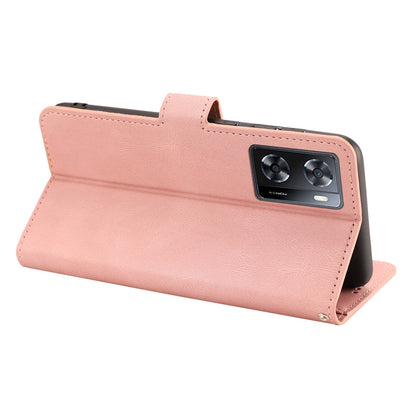 PU Leather Case for Oppo A57 4G / A77 4G / A57s 4G / A57e 4G / A77s 4G / OnePlus Nord N20 SE 4G , Wallet Stand Flip Phone Cover