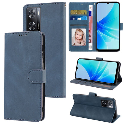 PU Leather Case for Oppo A57 4G / A77 4G / A57s 4G / A57e 4G / A77s 4G / OnePlus Nord N20 SE 4G , Wallet Stand Flip Phone Cover