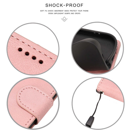 Stand Wallet Case for Samsung Galaxy M13 5G Drop Resistant PU Leather Phone Cover with Strap