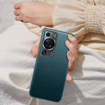 Anti-Fall Phone Case for Huawei P60 Pro View Window Flip Cover PU Leather TPU Acrylic Phone Protector