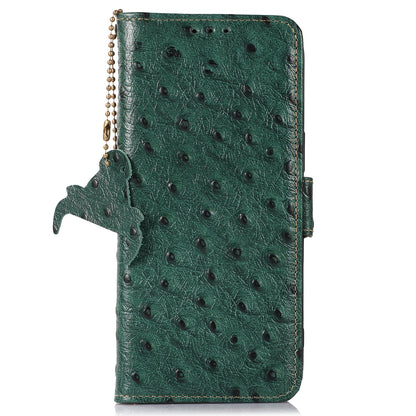 RFID Blocking Phone Case for Xiaomi Redmi Note 12 Turbo / Poco F5 5G , Wallet Stand Genuine Cow Leather Cover