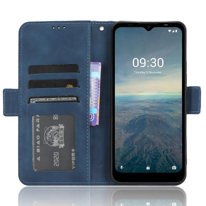 For Vodafone Smart T23 Wallet Phone Case Multiple Card Slots Phone Shell Leather Flip Cover with Stand