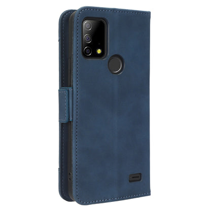 For Vodafone Smart T23 Wallet Phone Case Multiple Card Slots Phone Shell Leather Flip Cover with Stand