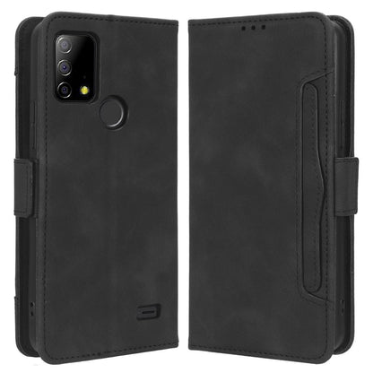 For Vodafone Smart T23 Wallet Phone Case Multiple Card Slots Phone Shell Leather Flip Cover with Stand