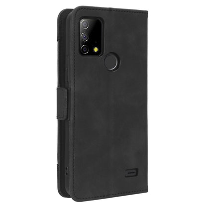 For Vodafone Smart T23 Wallet Phone Case Multiple Card Slots Phone Shell Leather Flip Cover with Stand