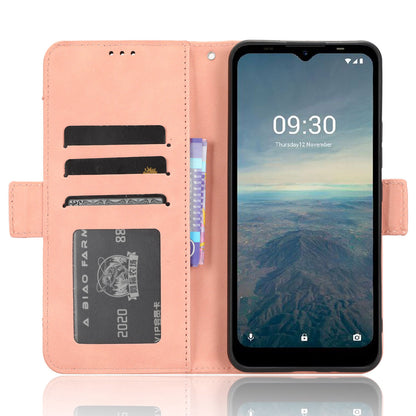 For Vodafone Smart T23 Wallet Phone Case Multiple Card Slots Phone Shell Leather Flip Cover with Stand