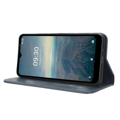 For Vodafone Smart T23 Retro Phone Cover Magnetic PU Leather Stand Cell Phone Wallet Case