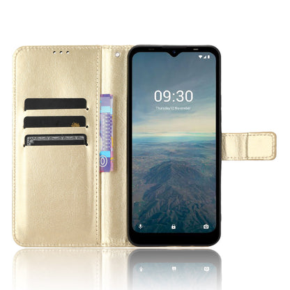 For Vodafone Smart T23 Crazy Horse Texture Wallet Case PU Leather Stand Folio Flip Phone Cover