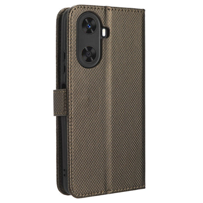 Protective Cover for Huawei Enjoy 60 Diamond Texture PU Leather Flip Case Wallet Phone Case