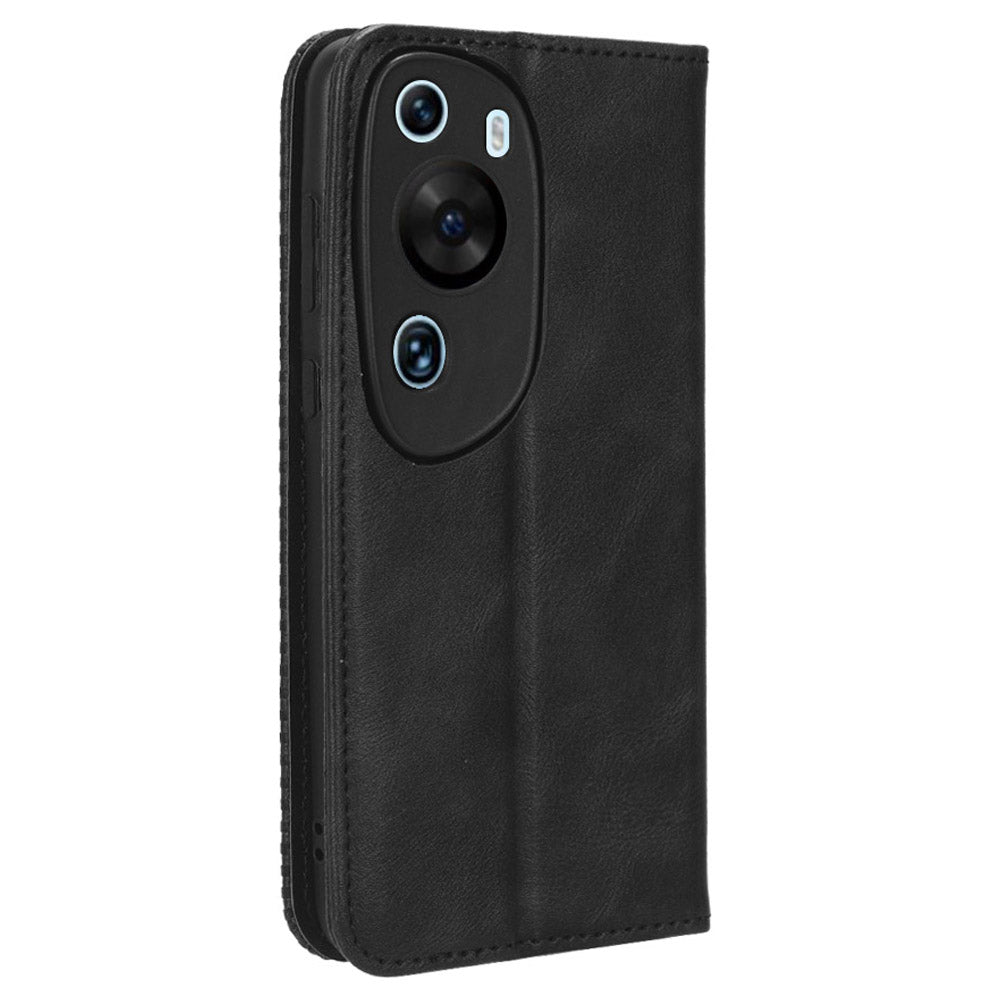Retro Wallet Phone Case for Huawei P60 Art PU Leather Flip Cover Cell Phone Shell with Stand