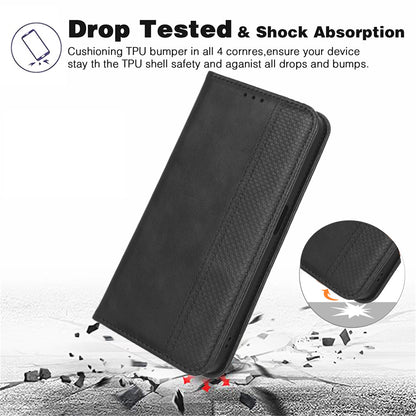 Retro Wallet Phone Case for Huawei P60 Art PU Leather Flip Cover Cell Phone Shell with Stand