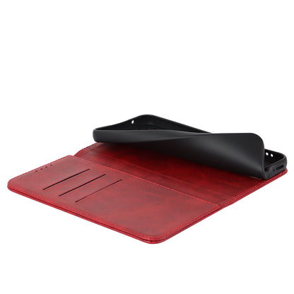 PU Leather Folio Flip Cover for Samsung Galaxy A54 5G Wallet Phone Case Calf Texture Shockproof Case