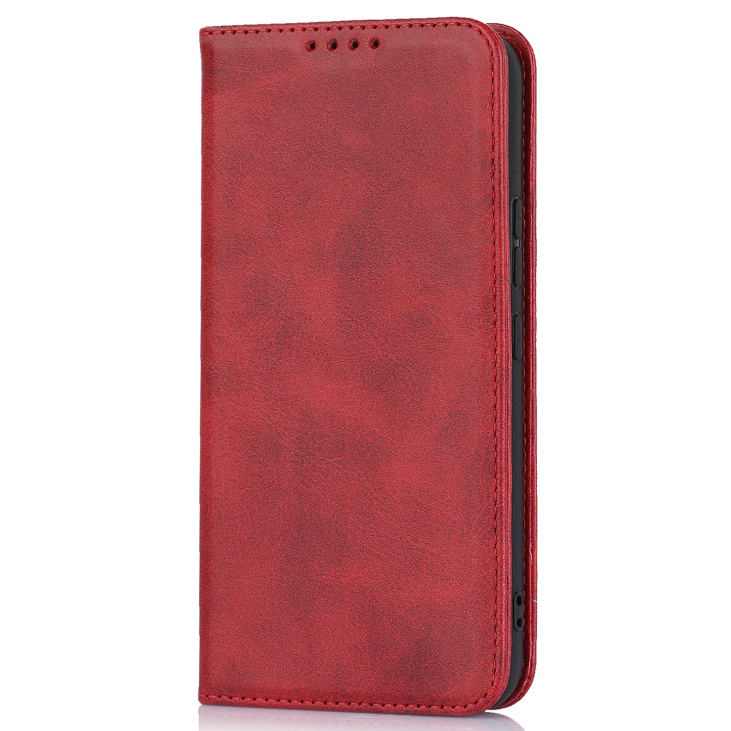 PU Leather Folio Flip Cover for Samsung Galaxy A54 5G Wallet Phone Case Calf Texture Shockproof Case
