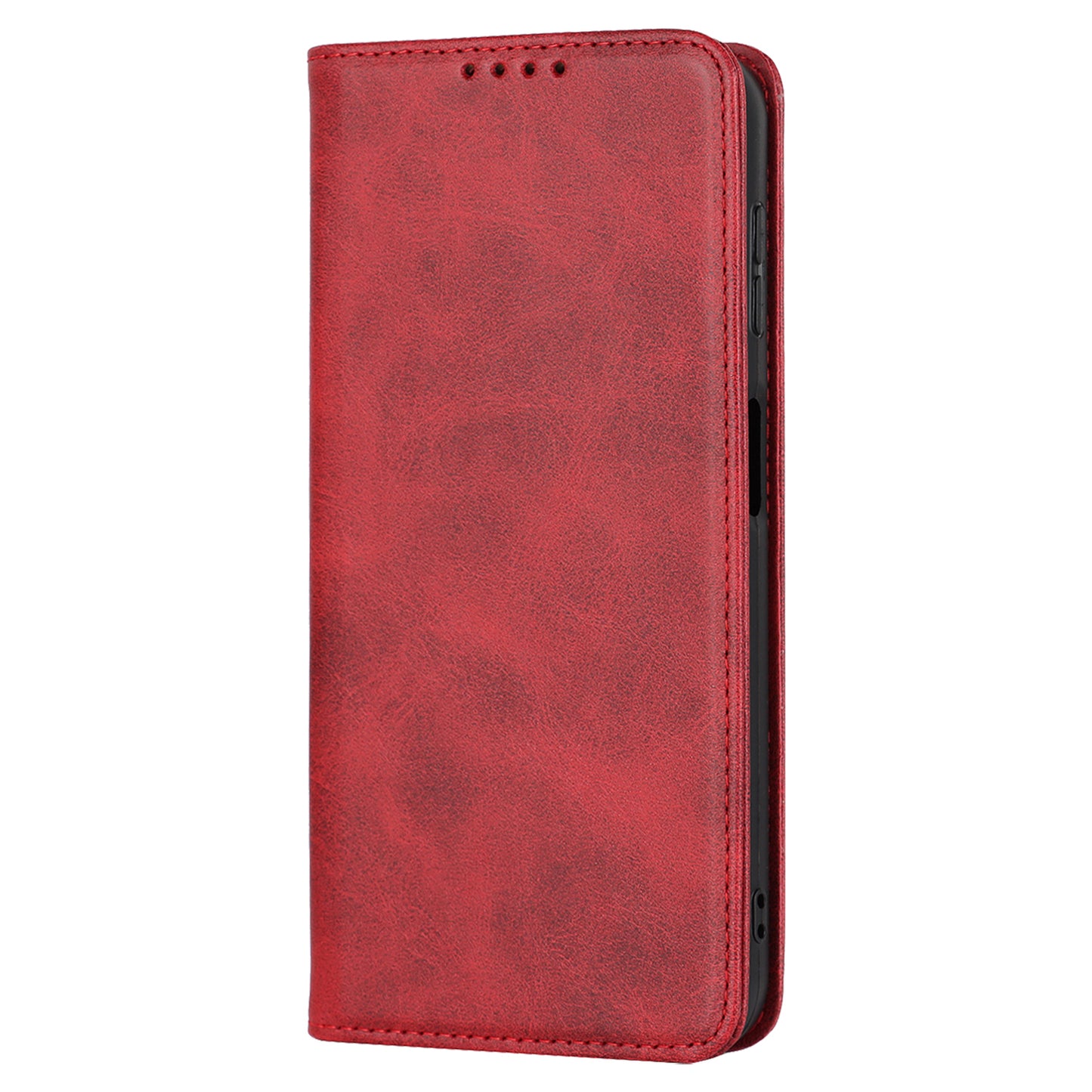 For Samsung Galaxy A14 5G PU Leather Phone Case Calf Texture Stand Wallet Flip Folio Cover