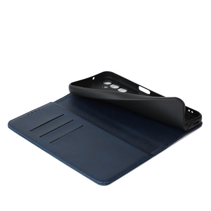 For Samsung Galaxy A14 5G PU Leather Phone Case Calf Texture Stand Wallet Flip Folio Cover