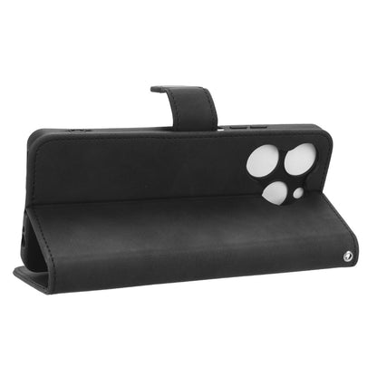 For Tecno Spark 10 Pro Skin-touch Leather Folio Case Wallet Stand Magnetic Protective Phone Cover