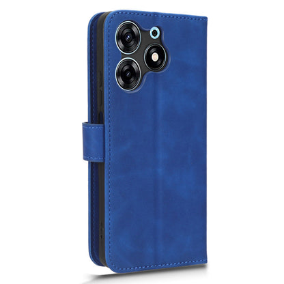 For Tecno Spark 10 Pro Skin-touch Leather Folio Case Wallet Stand Magnetic Protective Phone Cover