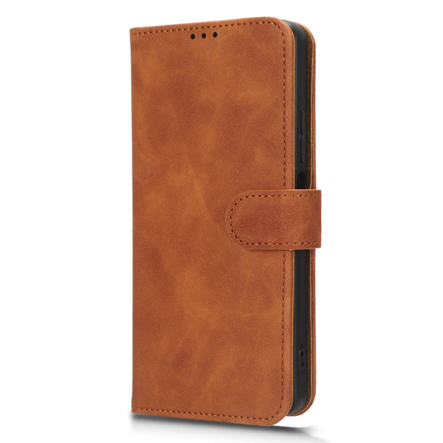 For Tecno Spark 10 Pro Skin-touch Leather Folio Case Wallet Stand Magnetic Protective Phone Cover