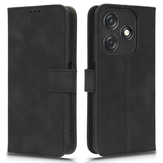 For Tecno Spark 10C 4G PU Leather Flip Cover Stand Skin-touch Wallet Phone Case