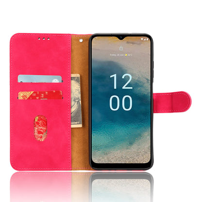 Wallet Case for Nokia G22 Skin-touch PU Leather Stand Magnetic Phone Cover