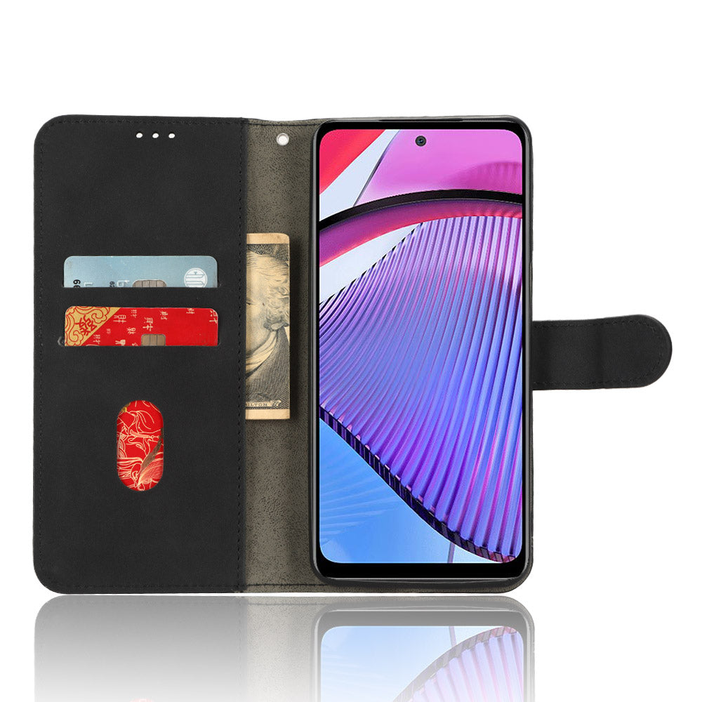 For Motorola Moto G Power 5G PU Leather Flip Phone Case Skin-touch Folio Wallet Cover Stand