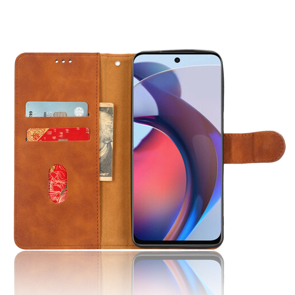 For Motorola Moto G Stylus 5G (2023) PU Leather Stand Protective Case Skin-touch Wallet Flip Phone Cover