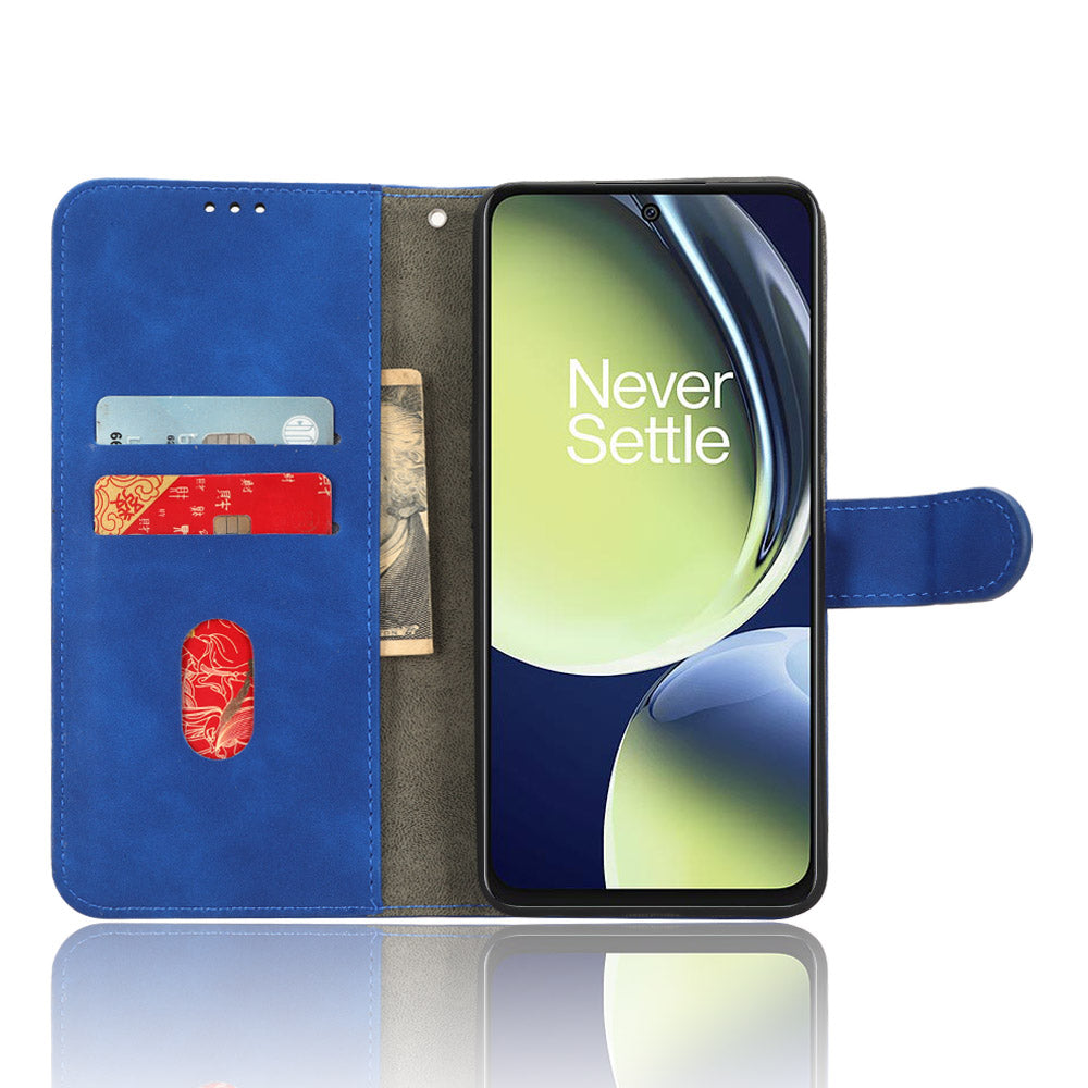 Phone Wallet Case for OnePlus Nord CE 3 Lite 5G / Nord N30 5G , PU Leather Skin-touch Protective Stand Phone Cover