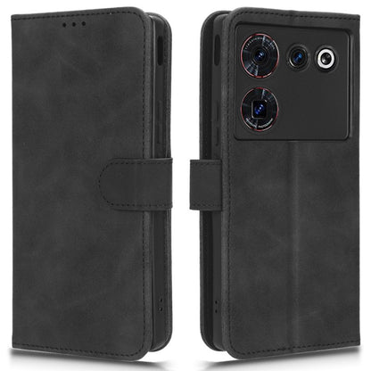 For ZTE nubia Z50 Ultra Wallet PU Leather Case Skin-touch Protective Phone Cover with Stand