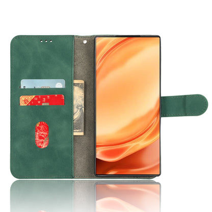 For ZTE nubia Z50 Ultra Wallet PU Leather Case Skin-touch Protective Phone Cover with Stand