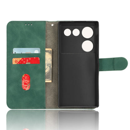 For ZTE nubia Z50 Ultra Wallet PU Leather Case Skin-touch Protective Phone Cover with Stand