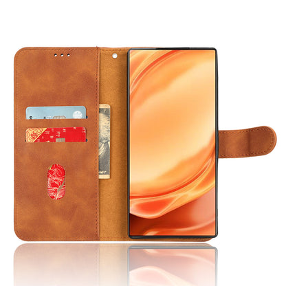 For ZTE nubia Z50 Ultra Wallet PU Leather Case Skin-touch Protective Phone Cover with Stand
