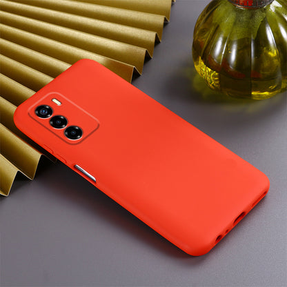Liquid Silicone Case for ZTE Blade V40 Vita , Soft Lining Anti-Scratch Phone Cover with Strap