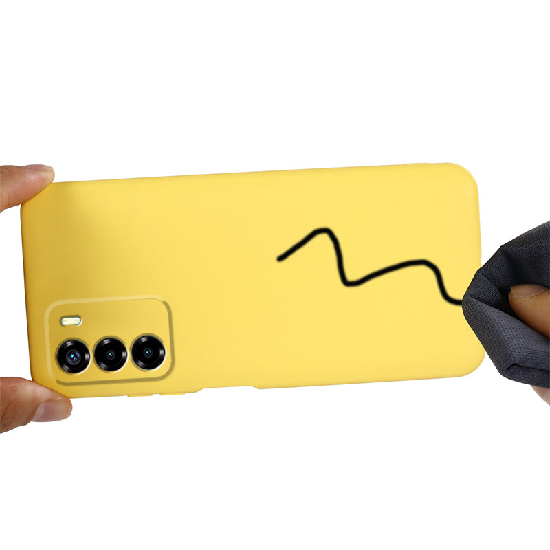 Liquid Silicone Case for ZTE Blade V40 Vita , Soft Lining Anti-Scratch Phone Cover with Strap