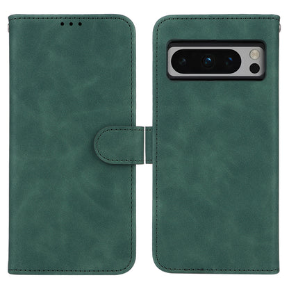 For Google Pixel 8 Pro PU Leather Phone Case Skin-touch Flip Wallet Stand Cover