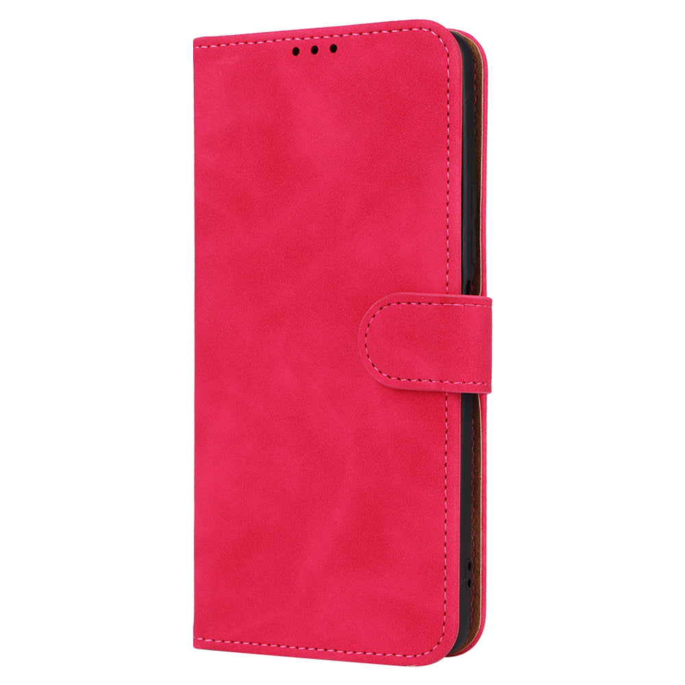 For vivo iQOO Z7 5G Skin-touch Leather Phone Case Wallet Stand Folio Flip Cover