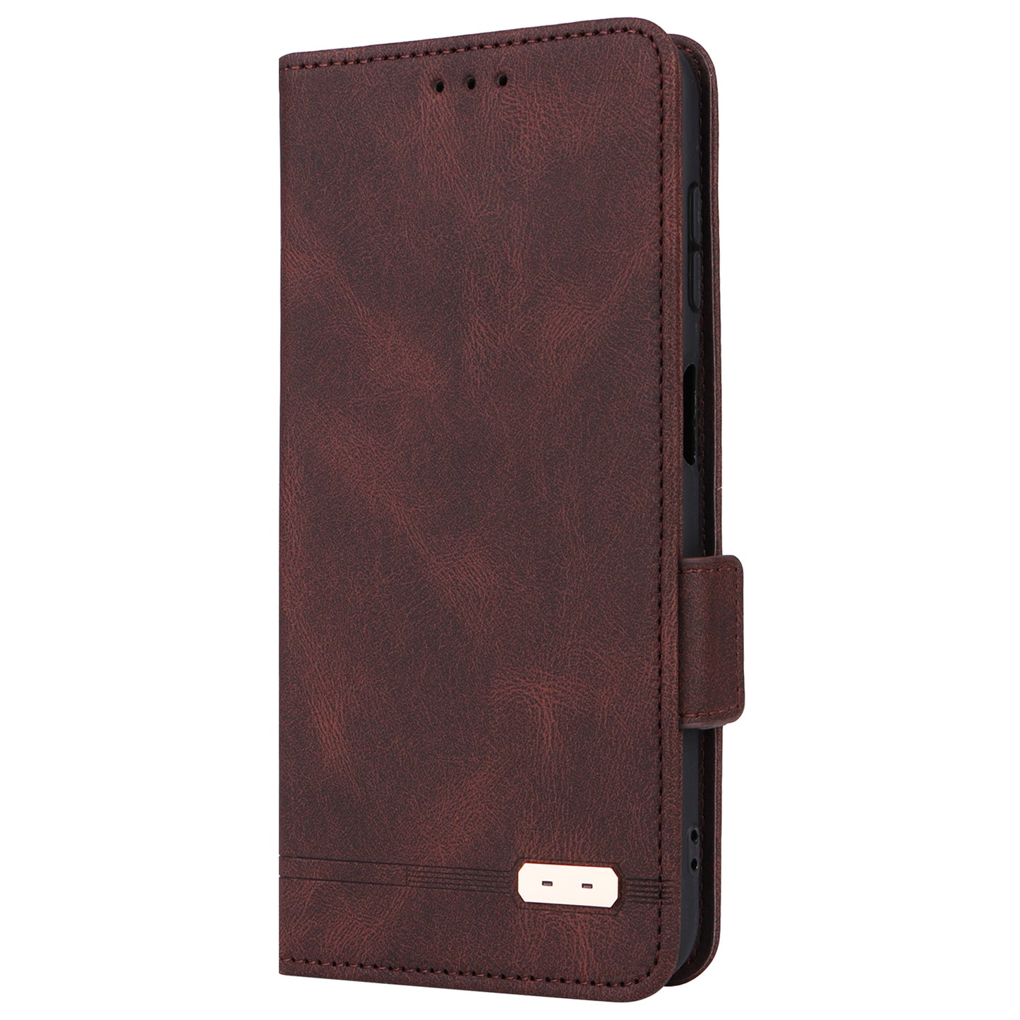 For Samsung Galaxy M14 5G Leather Wallet Phone Case Hardware Decor Flip Stand Cover