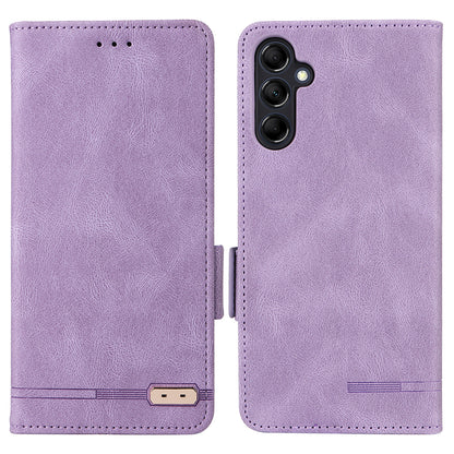 For Samsung Galaxy M14 5G Leather Wallet Phone Case Hardware Decor Flip Stand Cover