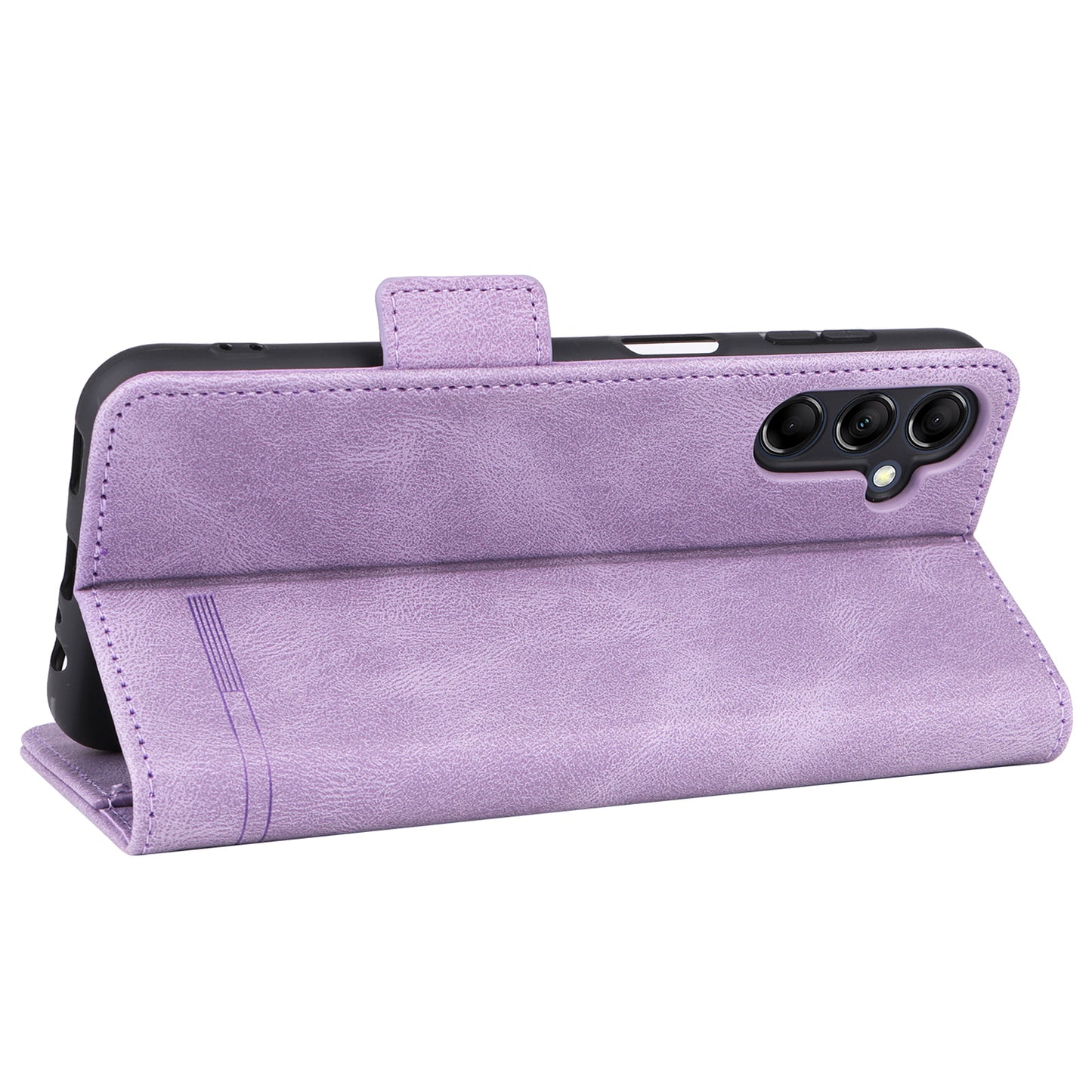 For Samsung Galaxy M14 5G Leather Wallet Phone Case Hardware Decor Flip Stand Cover