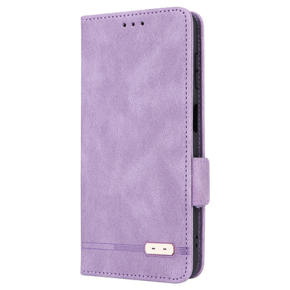 For Samsung Galaxy M14 5G Leather Wallet Phone Case Hardware Decor Flip Stand Cover