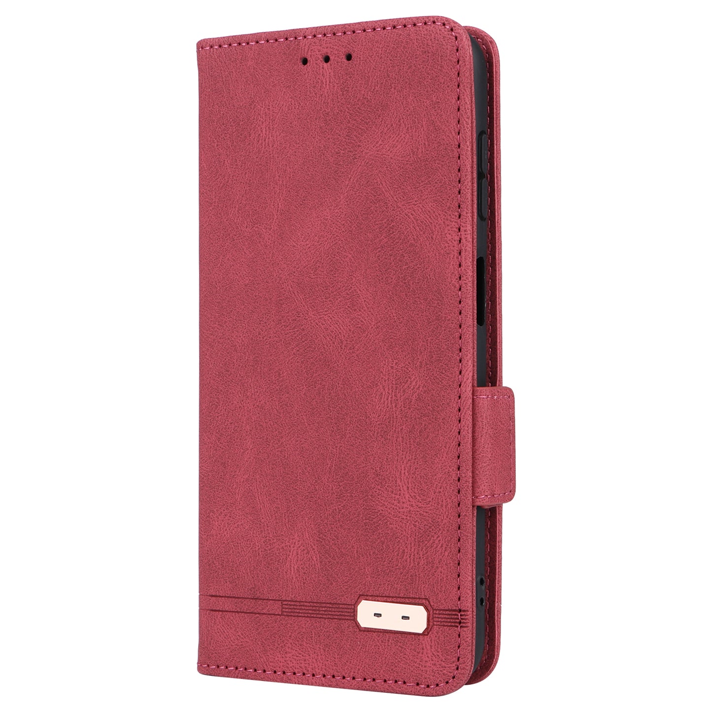 For Samsung Galaxy M14 5G Leather Wallet Phone Case Hardware Decor Flip Stand Cover