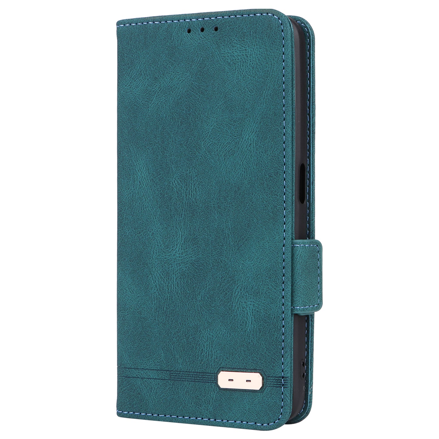 For Realme V30 / V30t 5G Hardware Decor PU Leather Phone Case Drop-proof Wallet Stand Cover