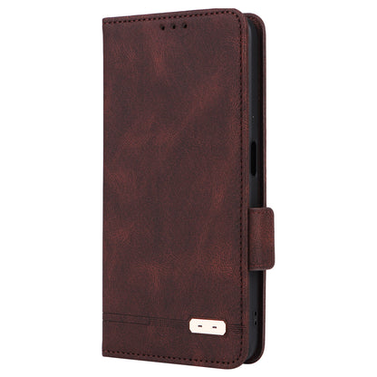 For Realme V30 / V30t 5G Hardware Decor PU Leather Phone Case Drop-proof Wallet Stand Cover